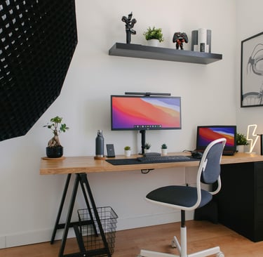 Minimalist and Stylish Office Workspace