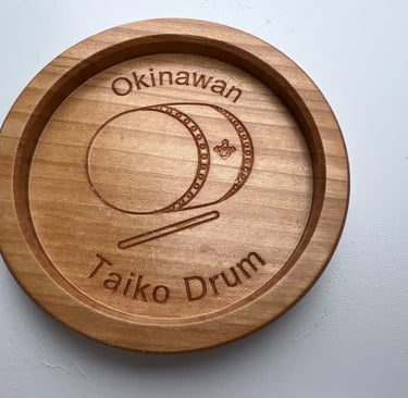 wooden coaster can be personalized