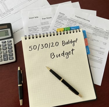 a calculator and a calculator on a desk