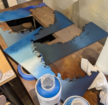 peinture à la bombe