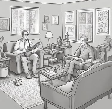 Bright living room with modern inventory