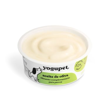 Yaourt pour chien huile d'olive