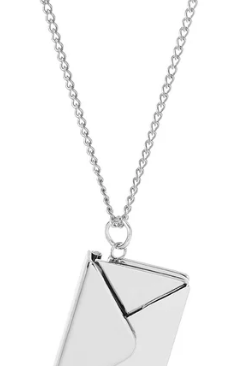 Love Letter Necklace Silver