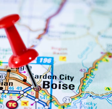 Boise, ID map