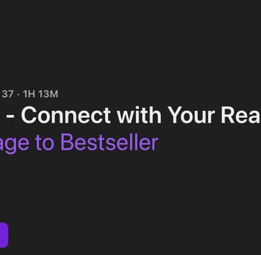 Blank Page to Bestseller Podcast logo