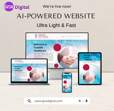 AI powered website creation