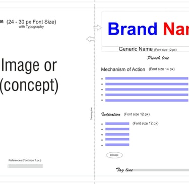 pharma visual aid design templates free download