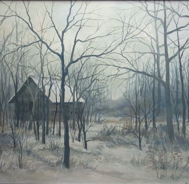"Bleak December" Acrylic $850