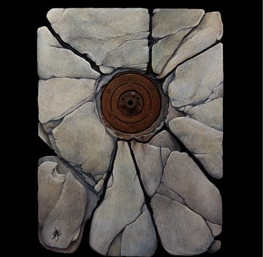 "Corruption" Colored Pencil $650