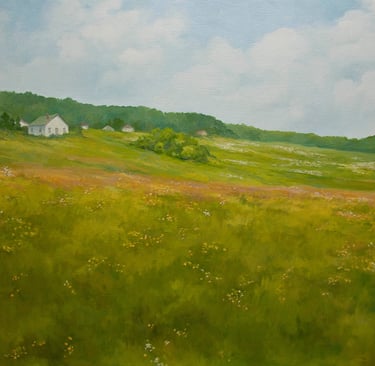 "Field of Flowers" Acrylic $850