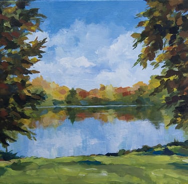 "Forest Lake" Acrylic NFS