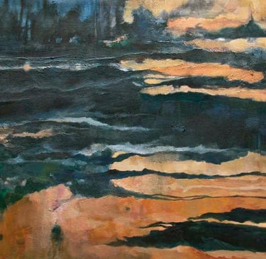 "Hubris" Acrylic and Geon 90 $900