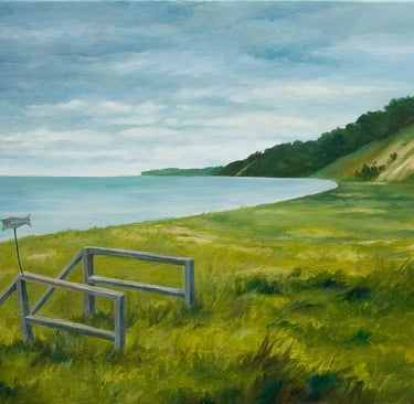 "Jane's Dunes" Acrylic $600