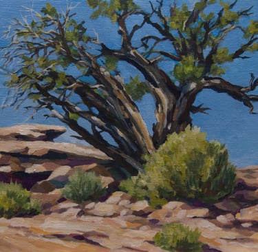 "The Old Man" Acrylic $750