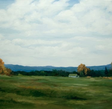"On Hines Hill Road" Acrylic $850
