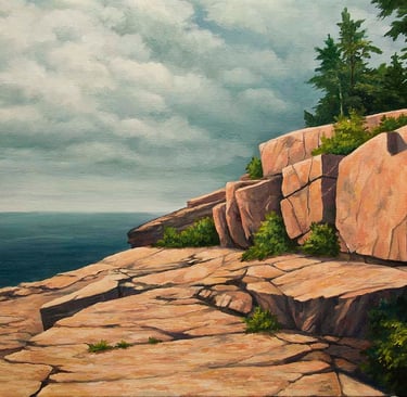 "The Palisades" Acrylic $750