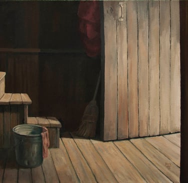 "Spring Cleaning" Acrylic $750