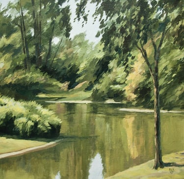 "Stadtpark" Acrylic $650