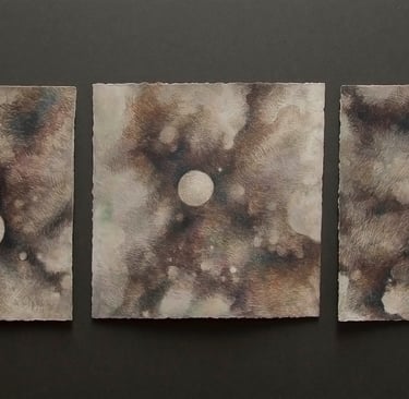 "Three Sisters" Colored Pencil on Paper $400