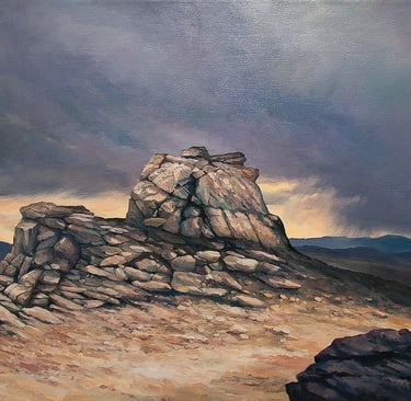"The Altar of Zeus" Acrylic $750
