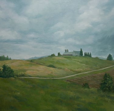"Wind and Rain" Acrylic $600