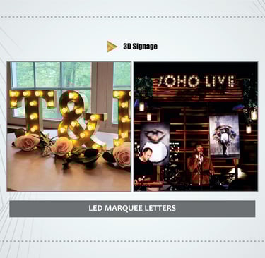 Led Marquee letters