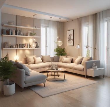 a stream of water running through a forest