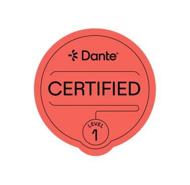 Dante Certification Level 1 Seal
