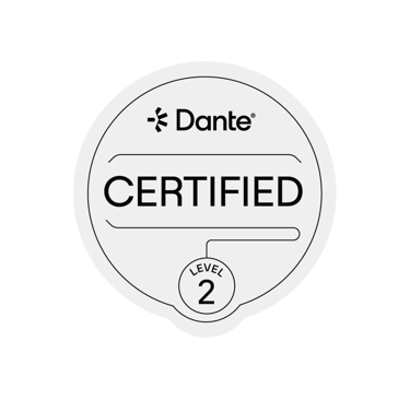 Dante Certification Level 2 Seal