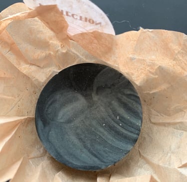 round black bar of Alchemy and Herbs Healing Protection soap