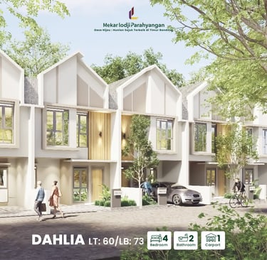 tipe rumah perumahan mekar lodji parahyangan