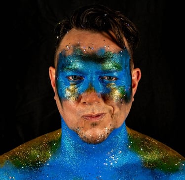 My first assignment at Uni was to produce a self-portrait.
