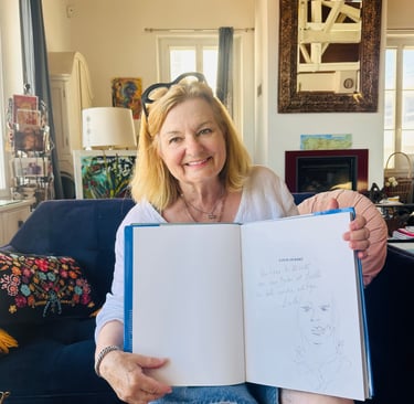 A signed book from Mireille
