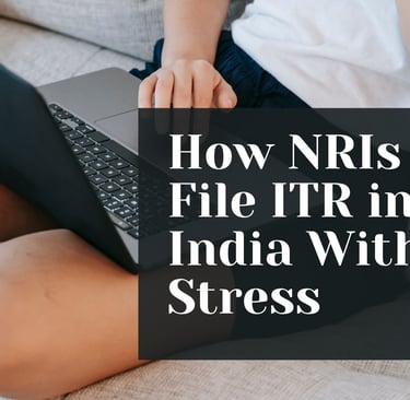 How NRIs file ITR returns?