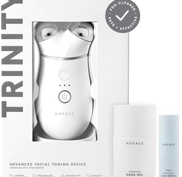 NuFACE TRINITY+ microcurrent device for lifting and toning