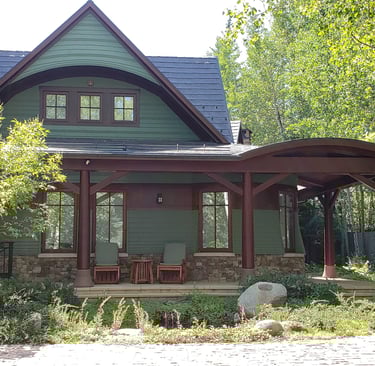 Interior and Exterior painting and staining were all performed here.
