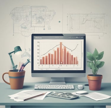 a view of a city skyline with clouds in the sky