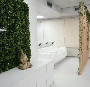 Zona de relax y laboratorio
