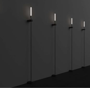 CRONEK Lanza: Lámparas de pie o pared minimalistas con luz vertical