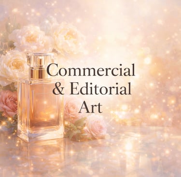 Modern Commercial and Editorial digital artwork featuring expressive color and form