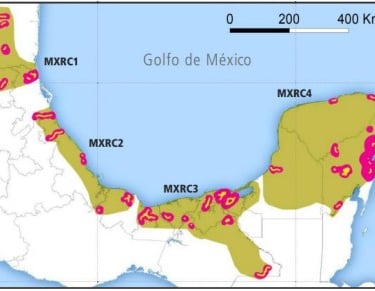Distriución de C. moreletii en México