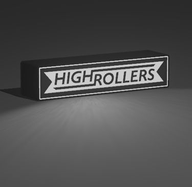 Creative workspace showing 3D printer producing custom lightbox for a Ireland skatepark.