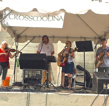 Crossmolina Band performing at the Rochester, NY Irish Festival