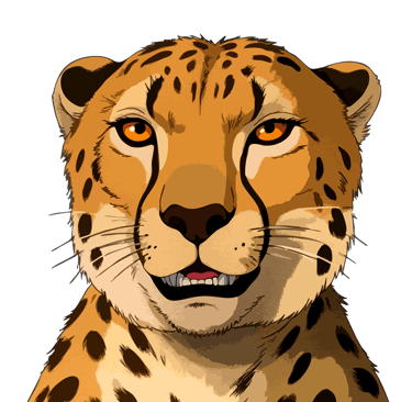 Thumbnail of Cheetah graphic art print — Primal Gaze.