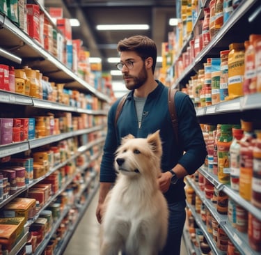 Pet Owner confused about buying food for his dog