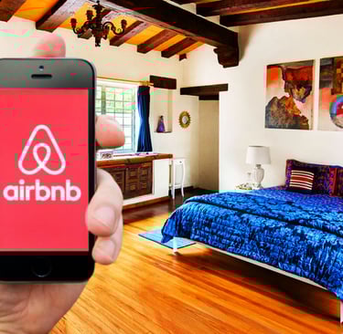 imagen ilustrando el uso de alquileres temporales TIPO AIRBNB en propiedad horizontal.
