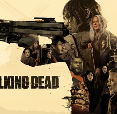 Key Art da ultima temporada de The Walking Dead