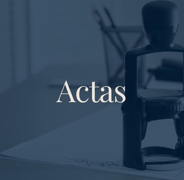 Notaría Culebras y Calandria Actas