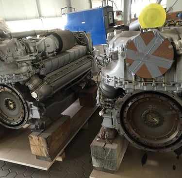 Mtu man μηχανή σέρβις 