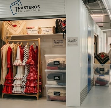 guarda tu traje de flamenca en trasteros la canaleja